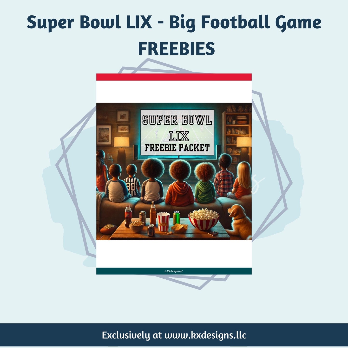 Super Bowl - Big Football Game Freebie Packet