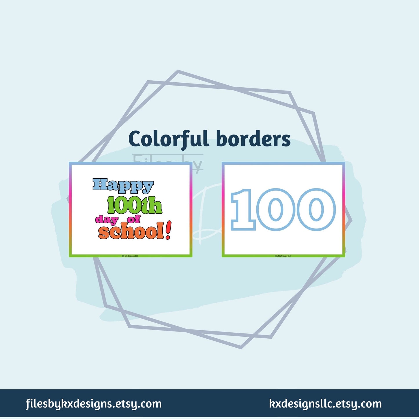 100th Day of School Hopscotch Game - Color & Black/White option - Fun Learning Math Activity for Kids - Instant Download Educational Game