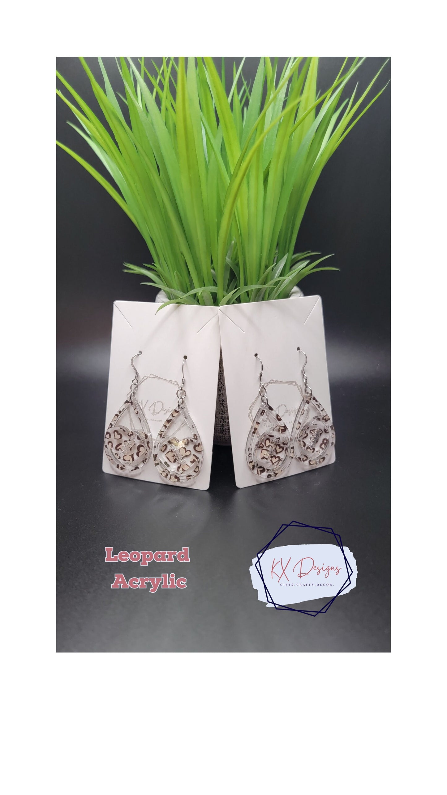 Wood/ Acrylic Personalized NFL NCAA Football earrings