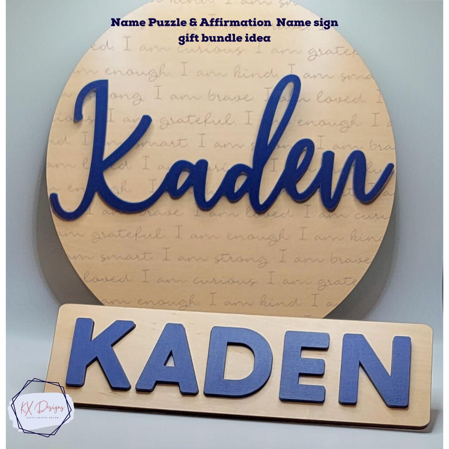 Newborn/Kids Wooden Name Puzzle, Montessori Puzzle, Personalized Name Puzzle, Newborn gift, nursery décor, Educational custom gift, Playroom
