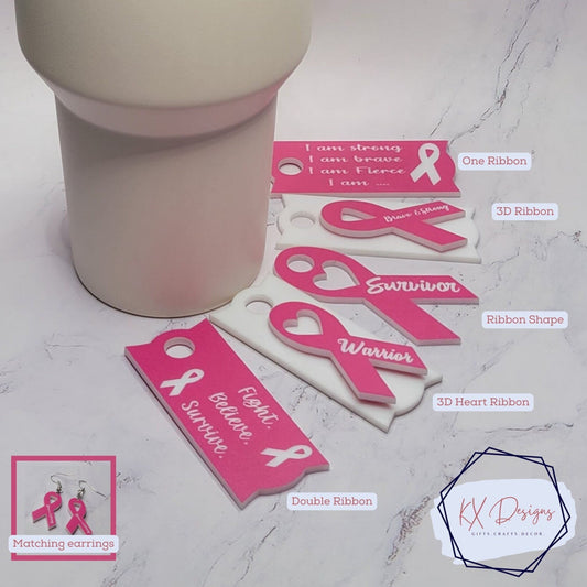 30 oz. & 40 oz. Personalized Breast Cancer Awareness Stanley Topper with Free gift*